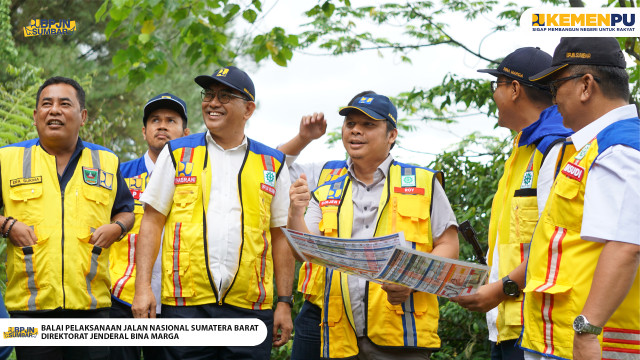 Dirjen Bina Marga Tinjau Sejumlah Proyek Strategis Infrastruktur di Sumatera Barat