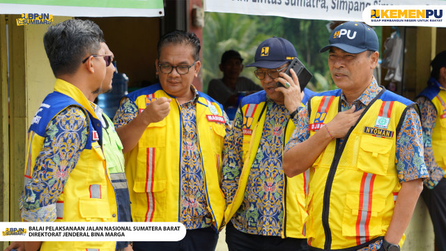 Direktur Preservasi Tinjau Kesiapan Infrastruktur Sumbar Jelang Mudik Lebaran