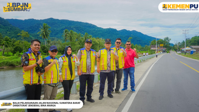 Kepala BPJN Sumbar Lakukan Monitoring Pekerjaan Infrastruktur di Ruas Wilayah Kerja PPK 2.3