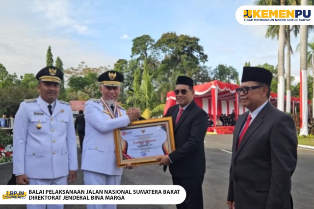 Eks Kepala BPJN Sumatera Barat, Thabrani, Raih Penghargaan atas Dedikasi dan Kinerja Luar Biasa di HUT ke-80 Republik Indonesia