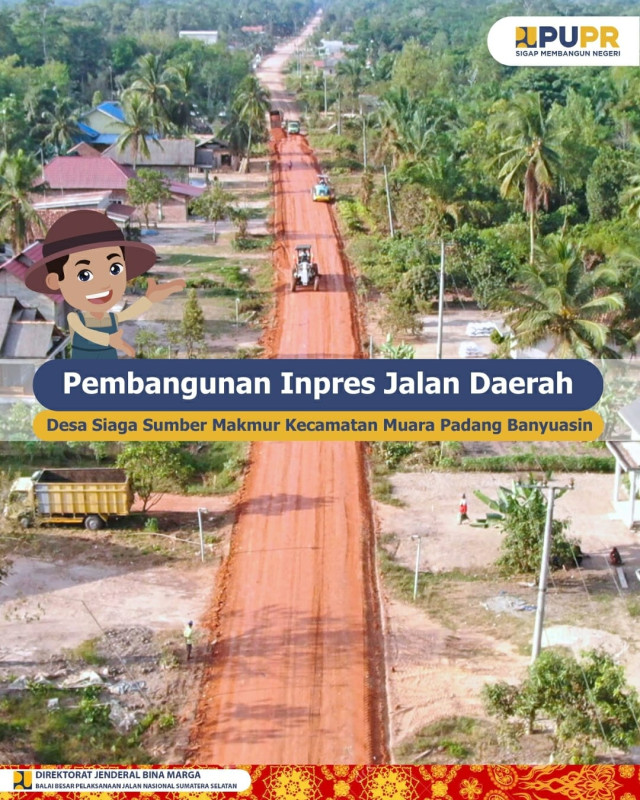 Pembangunan Inpres Jalan Daerah Desa Siaga Sumber Makmur