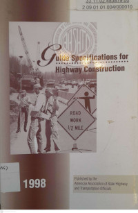 Image of Guide Specifications for Highway Construction