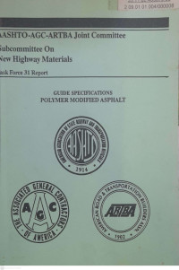 Image of Guide Specifications Polymer Modified Asphalt