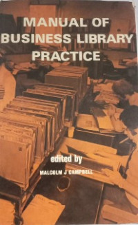 Image of Manual Of Business Library Practice