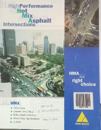 Image of High Performance Hot Mix Asphalt Intersections