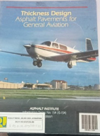 Image of Thickness Design Asphalt Pavements for General Aviation