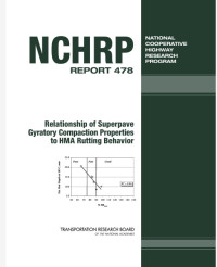 Image of Relationship of Superpave Gyratory Compaction Properties to HMA Rutting Behavior