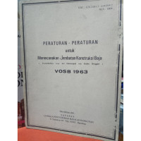 Image of PERATURAN - PERATURAN UNTUK MERENCANAKAN JEMBATAN KONSTRUKSI BAJA