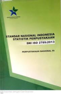 Image of SNI ISO 2789:2013 Statistik Perpustakaan