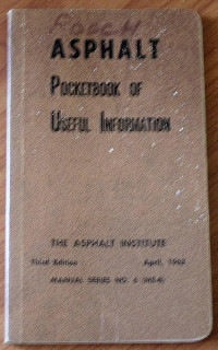 MS-6 ASPHALT: Pocketbook of Useful Information