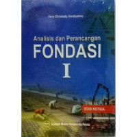 Analisis dan Perancangan Fondasi (I)