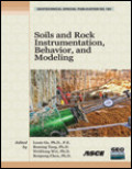 Soils and Rock Instrumentation, Behavior, and Modelling