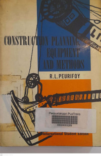 Construction Planning, Equipment and Methods