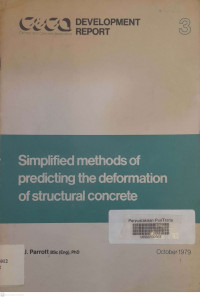 Simplified Methods of Predicting the Deformation of Structural Concrete