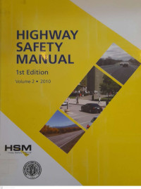 Highway Safety Manual. Volume 2