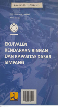 Ekuivalen Kendaraan Ringan dan Kapasitas Dasar Simpang