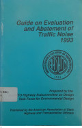 Guide on Evaluation and Abatement of Traffic Noise 1999