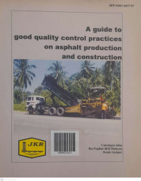 A Guide To Good Quality Control Practices On Asphalt Production And Construction