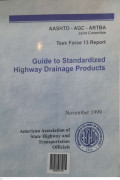 Guide To Standardized Highway Drainage Products