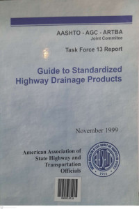 Guide To Standardized Highway Drainage Products