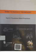 GUIDE TO PAVEMENT TECHNOLOGY Part 9: Pavement Work Practices