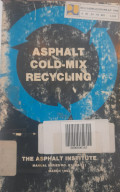 MS-21 Asphalt Cold Mix Recycling