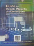 Guide For Vehicle Weights and Dimensions