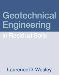 Geotechnical Engineering in Residual Soils