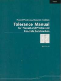 Image of Tolerance Manual For Precast and Prestressed Concrete Construction
