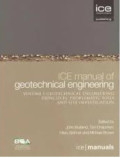 Manual of Geotechnical Engineering Volume I Geotechnical Engineering Principles, Problematic Soils and Site Investigation