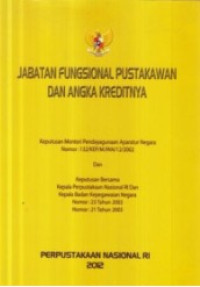Image of Jabatan Fungsional Pustakawan dan Angka Kreditnya