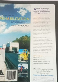 Image of PAVEMENT REHABILITATION TECHNIQUES USING ASPHALT