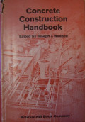Concrete Construction Handbook