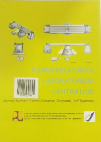Image of Kajian Kelayakan Laboratorium Centrifuge
