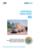A Guide to The Measurement of Axle Loads in Developing Countries Using a Portable Weighbridge