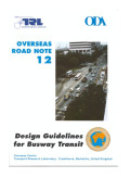 Design Guidelines for Busway Transit