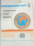 A Guide to Road Project Appraisal