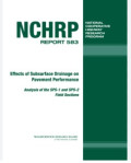 Effects of Subsurface Drainage on Pavement Performance: Analysis of the SPS-1 and SPS-2 Field Sections