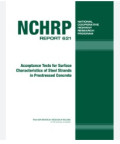 Acceptance Tests for Surface Characteristics of Steel Strands in Prestressed Concrete