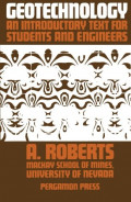 Geotechnology: An Introductory Text For Students and Engineers