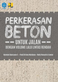 Perkerasan Beton Untuk Jalan Dengan Volume Lalu Lintas Rendah