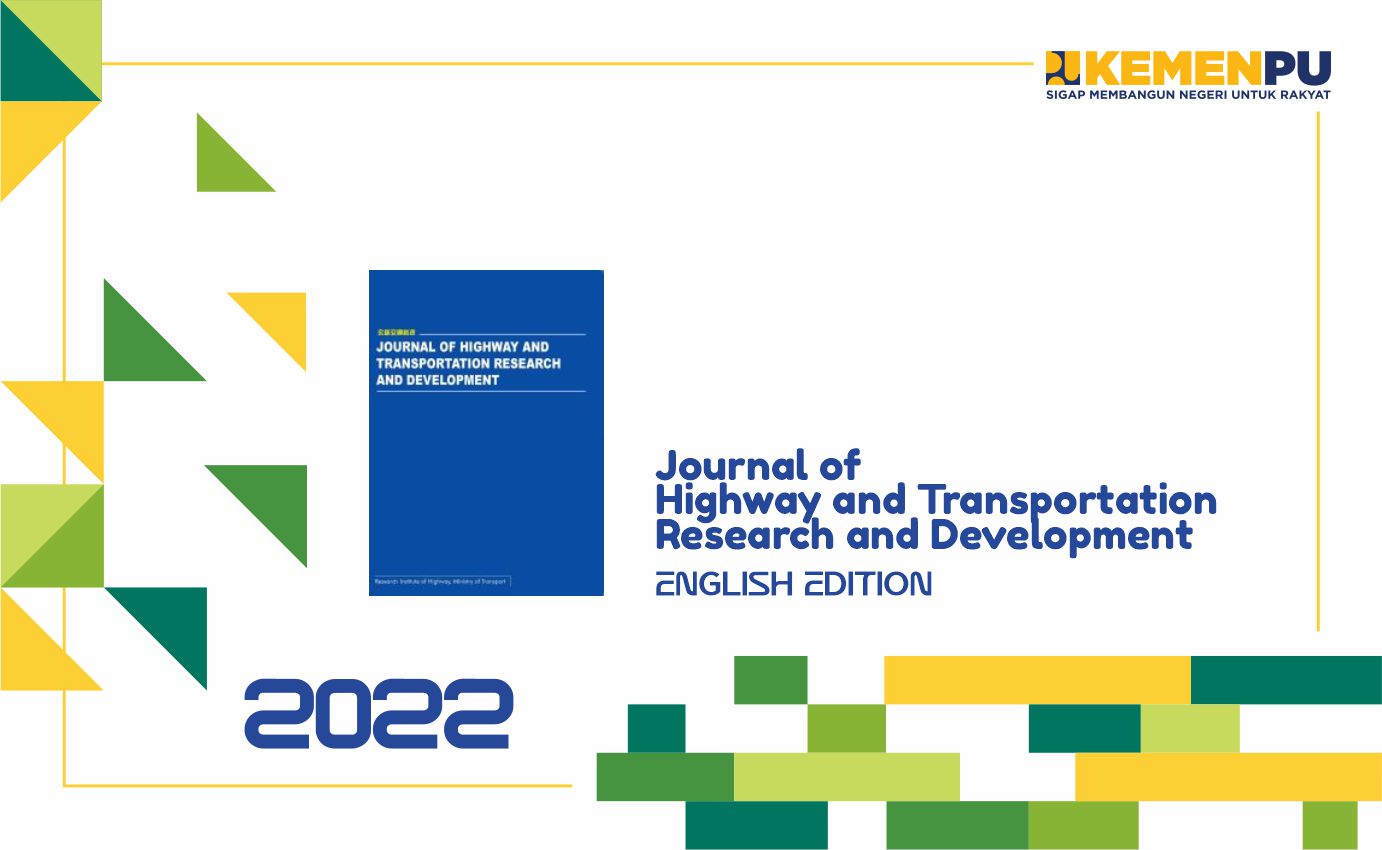 Journal of Highway and Transportation Research and Development (English Edition)  (Volume 16, Issue 3, 2022)