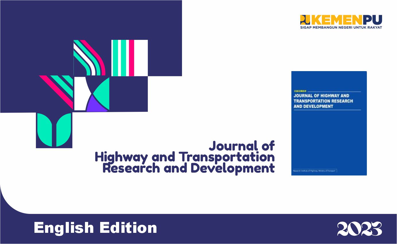 Journal of Highway and Transportation Research and Development (English Edition) (Volume 17, Issue 1, 2023)