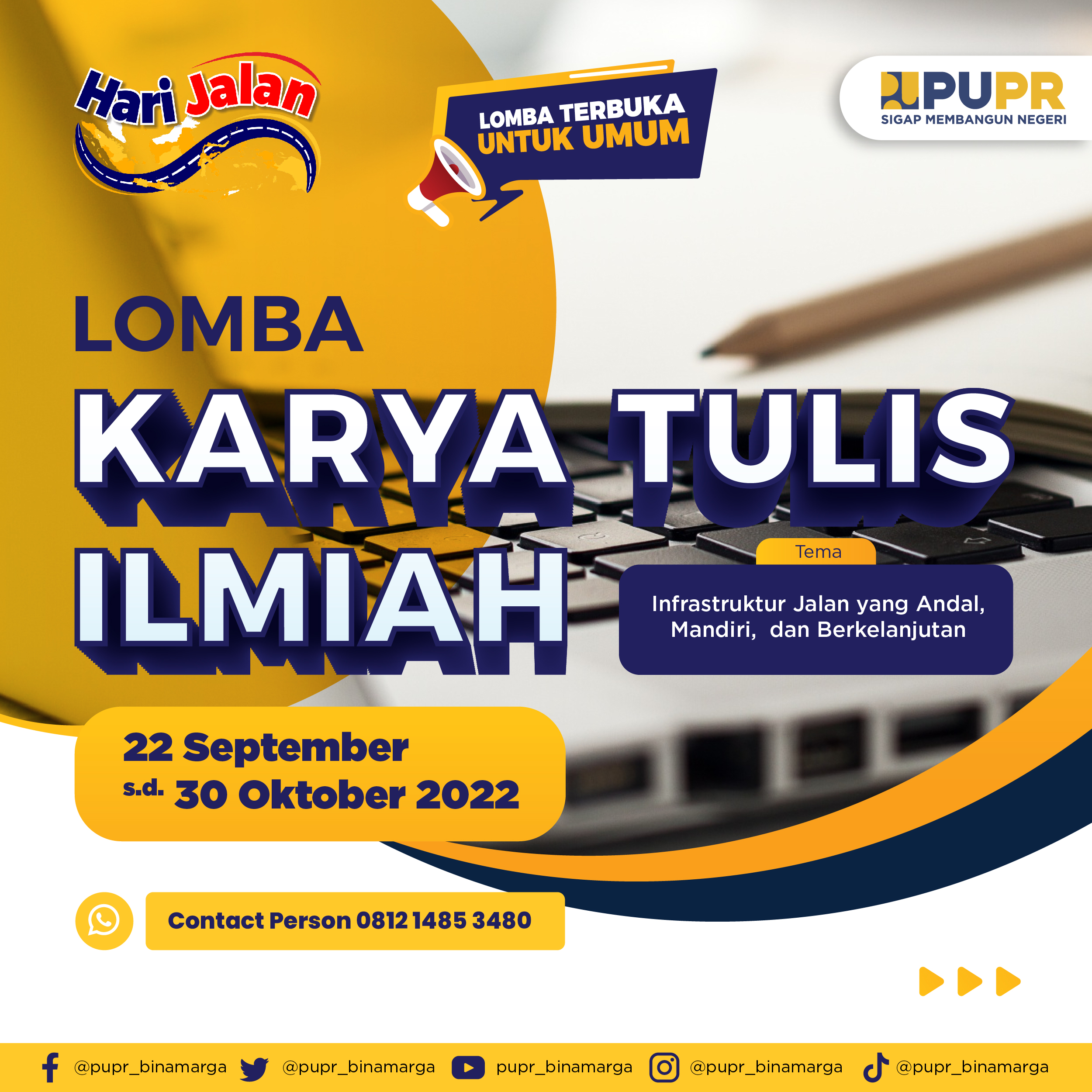 Lomba Karya Tulis Ilmiah Hari Jalan Tahun 2022