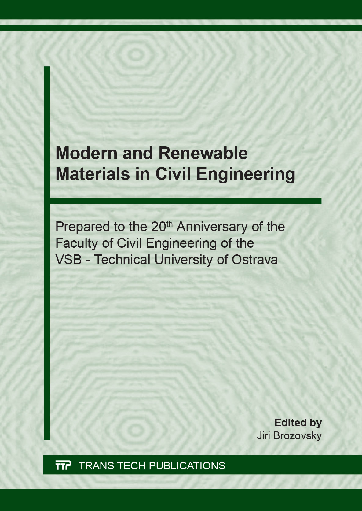 Modern and Renewable Materials in Civil Engineering