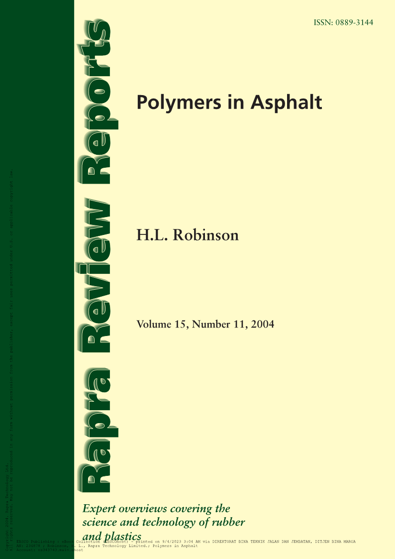 Polymers in Asphalt