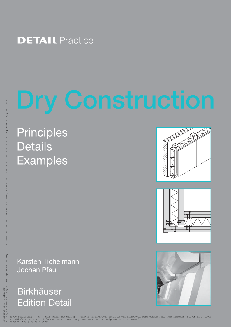Dry Construction: Principles, Details, Examples