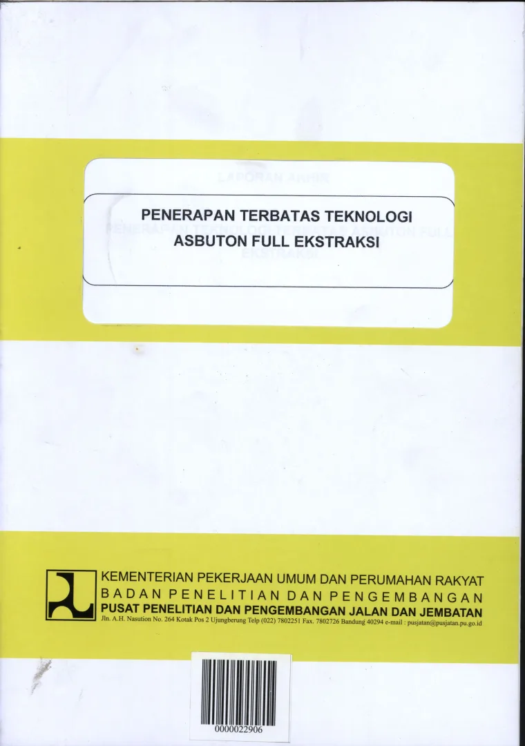 PENGENDALIAN MUTU ASPAL KILANG PERTAMINA UNIT III WONOKROMO