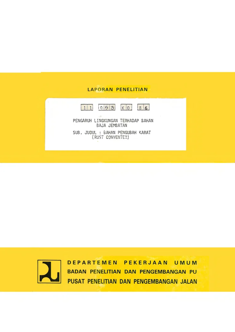 KONSEP MANUAL AUDIT TEKNIS JEMBATAN RANGKA BAJA 