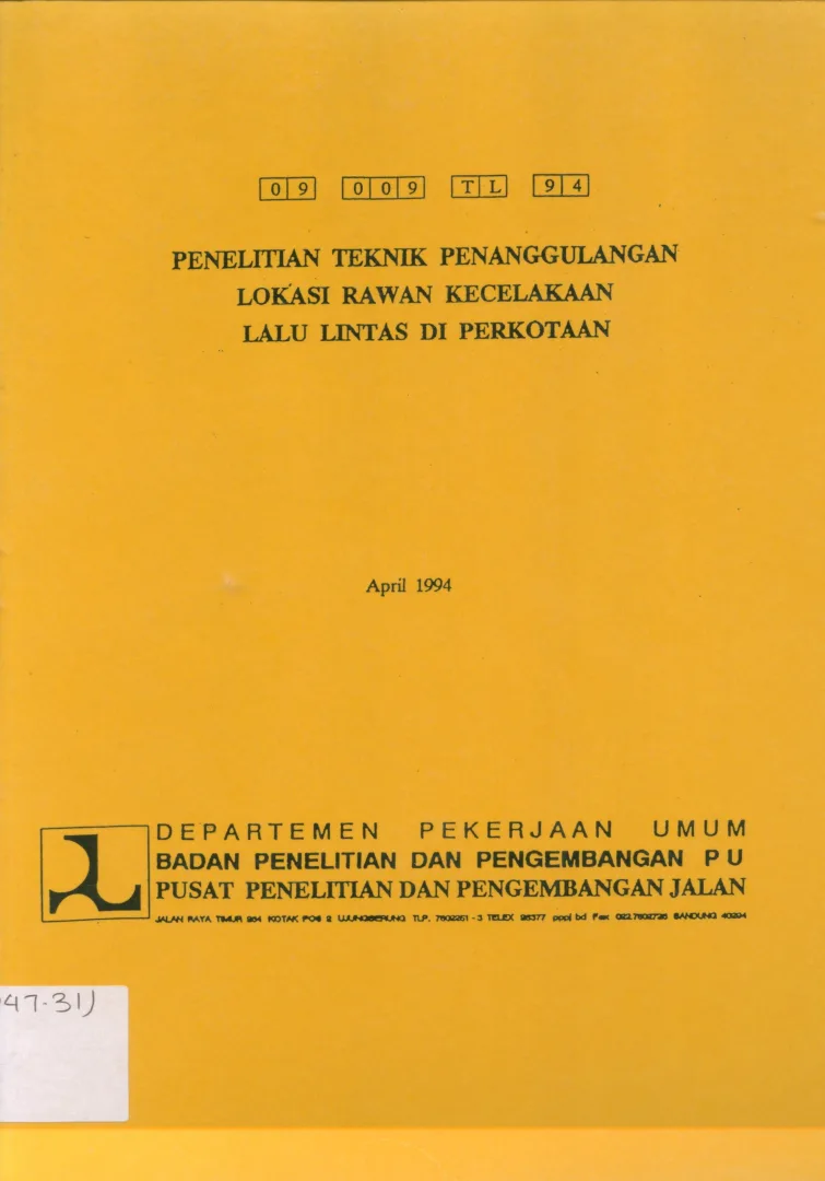 PENILAIAN RESIKO PEMBANGUNAN TEROWONGAN JALAN
